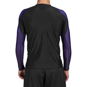 Rashguard de MMA y BJJ Transpirable con Impresión Personalizada, Serigrafía OEM, Spandex/Poliéster para Hombre, Manga Corta - Product Image 2