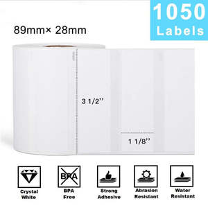 Etiquetas de Código de Barras para Envío Directo Térmico de 3 1/2 x 1/8 (1050 Piezas) - Product Image 4