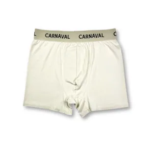 Calzoncillos Bóxer de Algodón Premium para Hombre, Color Crema, Cintura Media-Alta, con Tejido Transpirable, Diseño de Dibujos Animados y Logotipo en la Cintura - Product Image 1