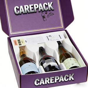 Confezione da 3 Bottiglie in Carta Kraft per Spedizione e Conservazione di Alcolici, Whisky, Birra e Vino, Scatola Pieghevole a Doppio Lato - Product Image 5