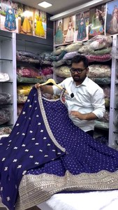 Robe traditionnelle indienne pakistanaise Anarkali Belle Designer Georgette Dupatta Summer Party Wear pour les femmes - Product Image 2