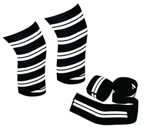 ผ้าพันเข่าสำหรับเล่นฟิตเนสแบบกำหนดเองผ้าพันเข่ายกน้ำหนักสำหรับพันเข่าและเข่า - Product Image 5