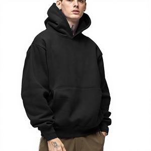 Sudadera Extra Grande de Algodón 100% con Hombros Caídos, Forro Polar Grueso, Esencial para Otoño, Suministro OEM - Product Image 1