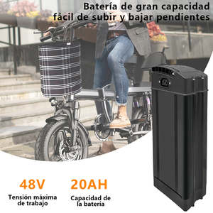 Batteria per bicicletta elettrica al litio ricaricabile 48V/20Ah con caricabatterie 20A BMS 2A incluso per Ebike