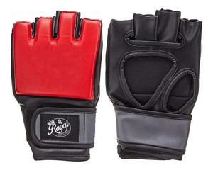 Guantes de boxeo y MMA de cuero de ingeniería duradero de 8oz de alta calidad para entrenamiento profesional de artes marciales - Product Image 1