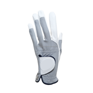 Gants de golf en cuir Cabretta véritable de haute qualité pour hommes, légers, respirants, en maille, logo personnalisé, à la mode, pour le sport à gauche - Product Image 3