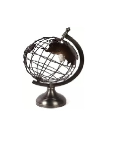 Hot Sale Custom Design <b>Vintage</b> Style Rotating metal World <b>Globe</b> for Office or Desktop Decoration - Product Image 1