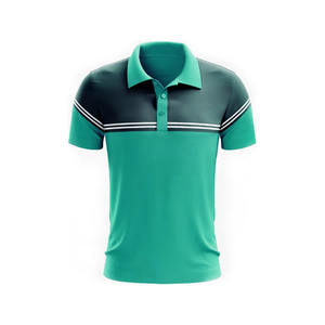Polo de hombre con paneles superiores de alta calidad, venta al por mayor de nuevos polos de hombre de talla grande europeos y americanos - Product Image 6
