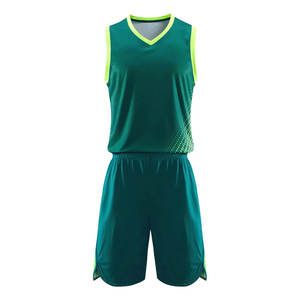 Uniforme de baloncesto ligero de tendencia superior para hombres Logotipo personalizado Tallas grandes Transpirable Antiarrugas Técnicas impresas Tarifa barata - Product Image 1