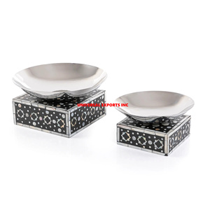 Juego de tres cuencos de chocolate Excelente calidad Hecho a mano Diseñador Dulce Cuenco Clásico Elegante Venta al por mayor Fancy New Chocolate Bowl - Product Image 6