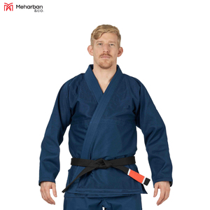 2023 Unisex XXL algodón Taekwondo uniforme con cinturón logotipo personalizado transpirable artes marciales desgaste conjunto blanco Karate Gear - Product Image 2