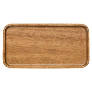 Ensemble de plateau en bois bleu foncé de haute qualité avec un design rectangulaire élégant pour un décor de service élégant - Product Image 2