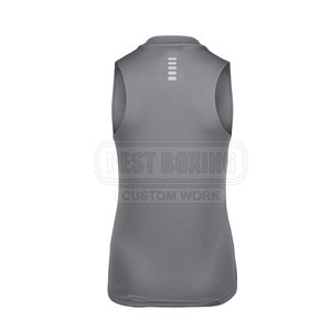 Camiseta sin mangas ligera Lisa para mujer para correr, ejercicio y deportes, camiseta sin mangas para gimnasio para mujer - Product Image 2