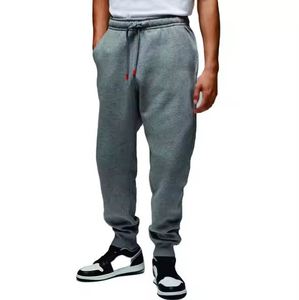 Pantalon de survêtement conique pour hommes, tissu mélangé de coton, fournisseur en vrac OEM - Product Image 1