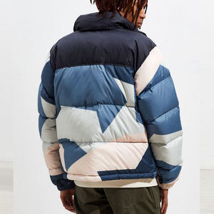 2022 Custom Logo Winter New Puffy Men Bread Suit Oversize <b>Bubble</b> <b>Coat</b> Varsity Puffer Polyester Waterproof Hooded Jacket - Product Image 6