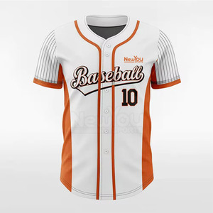 Vente directe d'usine de maillot de baseball à manches courtes New Style Men Sport Wear de maillot de baseball - Product Image 1
