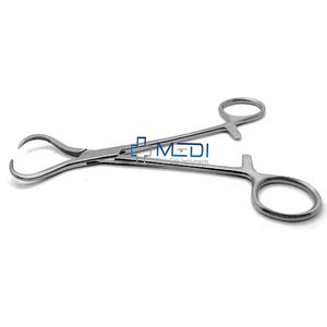 Fórceps de sujeción quirúrgicos de acero alemán Fórceps de sujeción de hueso Lewin personalizados Abrazadera dentada quirúrgica de 7 pulgadas - Product Image 4