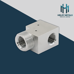 Bloque de Colector de Aleación de Aluminio Personalizado para Sistemas Hidráulicos y Tuberías Neumáticas con Fresado y Roscado VMC Avanzado - Product Image 1