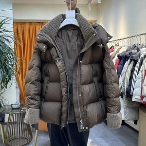 Women's Winter Medium-length Loose-fit Down Coat Korean Style White <b>Duck</b> Down Puffer Jacket Trendy Outerwear - Product Image 2
