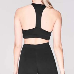 Soutien-gorge de sport personnalisé de haute qualité pour adultes respirant avec logo et design à une épaule - Product Image 4