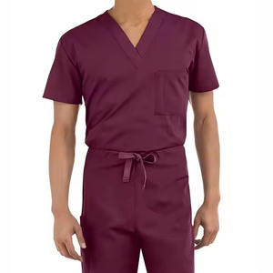 Uniformes de médico, uniformes médicos de enfermería, conjuntos de uniformes de clínica, camisetas de manga corta, pantalones, uniforme transpirable, logotipo personalizado OEM - Product Image 4