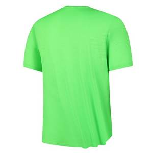 เสื้อยืดคอกลมผู้ชายสีขาว ผ้าแห้งเร็ว ระบายอากาศได้ดี ผ้าฝ้าย 100% แขนสั้น สไตล์ลำลอง ออกกำลังกาย ฮิปฮอป ลายถัก - Product Image 4