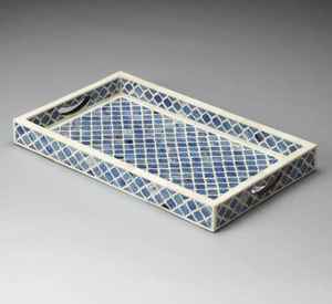 Plateau de service en incrustation d'os en métal personnalisé de haute qualité pour les occasions alimentaires de luxe pour la maison et l'hôtel Artisanat HF en vente - Product Image 4