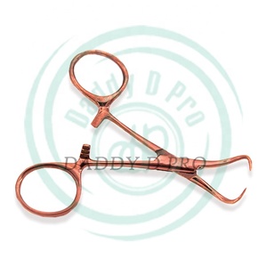 DDP Veterinary Backhaus Abrazadera de toalla 13cm Grado quirúrgico Acero inoxidable alemán Marca OEM Base aceptada Instrumentos quirúrgicos - Product Image 3