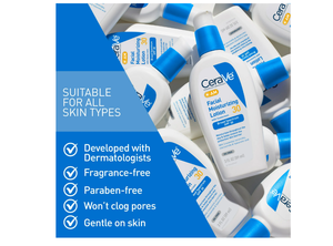 Loción Facial CeraVeeS AM con SPF 30, Protección Solar para Piel Normal a Grasa, 2 fl oz, Precio al por Mayor Ahora - Product Image 3