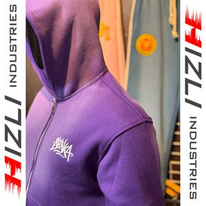 100%Custom Winter Heavyweight Fleece Sweatsuit <b>Embroidery</b> <b>Set</b> with Sunfade Wash Loose Streetwear Fit Zip up Hoodie - Product Image 3