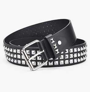 Nouvelle ceinture de luxe unisexe occidentale pleine fleur style de mode en cuir de vachette robuste avec des motifs de perles personnalisés et des goujons prêts à expédier - Product Image 1