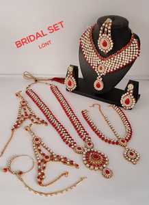 Indian Traditional & Fashionable Gold Plated Designer Antique Full Bridal <b>Jewellery</b> Necklace <b>Set</b> WithMaangTikka for <b>Girl</b> & Women - Product Image 2