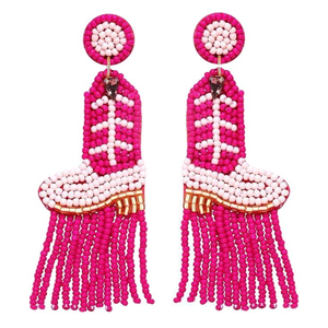 Bordado semilla pendiente con cuentas novia pendientes con cuentas mujeres fiesta boda pendientes de la India bordado hecho a mano - Product Image 1