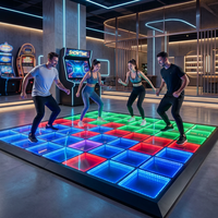 Simulateur de jeu interactif LED pour enfants et adultes, Super Cube Sport, pour zones de jeux intérieures, machine de jeu Super Grid Pixel