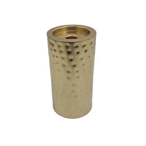 เชิงเทียนโลหะแบบค้อนสีทองสำหรับตกแต่งบ้านวันคริสต์มาสตั้งโต๊ะโคมไฟตกแต่งแบบแฮนด์เมดเสาเทียน - Product Image 1