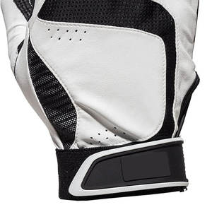 Gants de frappeur de baseball en polyester/coton de qualité supérieure, respirants, avec fermeture auto-agrippante, personnalisables pour droitiers, vente en gros - Product Image 4