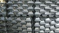 Lingot d'aluminium A356.2 A7 99.7% et A8 99.8% Lingot d'alliage d'aluminium Origine Métal pur 99.994% Lingot d'alliage d'aluminium de zinc