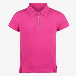 T-shirts polo à manches courtes en maille personnalisables pour enfants Nouveaux hauts d'équitation confortables avec logo personnalisé Équitation équestre - Product Image 2