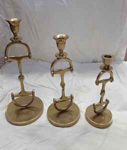 Soporte de vela de pilar con broca de caballo dorado para candelero, decoración de mesa para fiestas de boda, portavelas decorativo, estilo ecuestre - Product Image 6