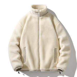 Chaqueta de hombre con bolsillo con cremallera Chaquetas de lana de caza personalizadas Chaqueta de lana Sherpa a prueba de viento - Product Image 1