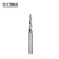 Fraise conique HSS M7 45 degrés brillante non revêtue de haute qualité, tailles personnalisées, pour usinage CNC de haute précision - Outils DIC Garantie 3 ans