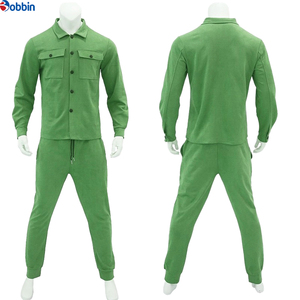 Ensemble de survêtement décontracté pour homme en deux pièces avec logo personnalisé, nouveau pantalon de survêtement avec impression en relief, vêtements de sport pour homme, streetwear - Product Image 5