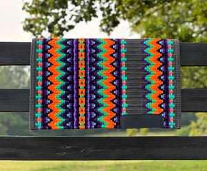Couverture de selle Western Show Horse Design néo-zélandais Couverture de selle en laine faite à la main Top Tapis de selle en laine Taille - Product Image 1