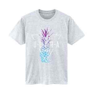 Camiseta de ajuste regular de punto sólido Formal para hombre de peso pesado Patrón de mezcla de poliéster/algodón Serigrafía deportiva Ropa de gimnasio - Product Image 3