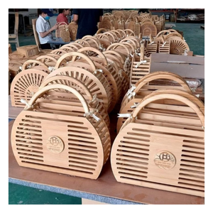 Sac à main de luxe en bambou fait main, tissage artisanal unique, look simple mais élégant, idéal pour les rendez-vous d'été à la plage ou les tenues bohèmes - Product Image 3