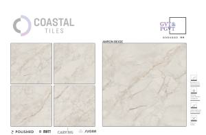 AAA + amron สีเทาเกรด600x600มม. กระเบื้องพอร์ซเลนความหนา9มม. ป้องกันการแตกมีความทนทานสูงพื้นผิวมันวาวสำหรับอิฐไฟสมัยใหม่ - Product Image 4