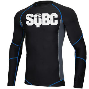 Ropa deportiva unisex Roman MMA Rash Guard logotipo personalizado No-Gi Grappling Jiu Jitsu BJJ Rashguard para adultos - Product Image 1