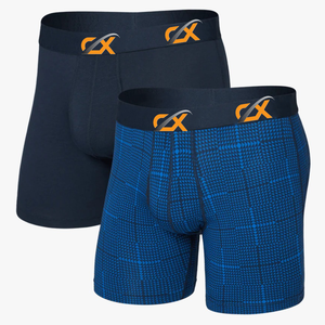 Boxers pour hommes tendance à imprimé intégral, 100% coton, respirants, doux, avec logo à la taille, fabricant direct ODM - Product Image 3