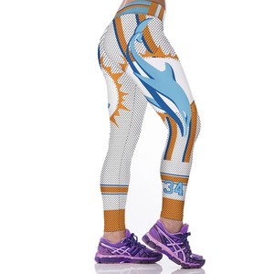 Leggings de gimnasio elásticos de talla grande para mujer, pantalones informales con estampado de entrenamiento, diseño de cielo cósmico de galaxia de fantasía, cintura de punto transpirable - Product Image 3