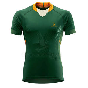 Camiseta de rugby con logotipo personalizado de alta calidad para adultos, ropa juvenil transpirable para venta al por mayor - Product Image 4